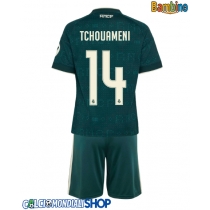 Maglie da calcio Real Madrid Aurelien Tchouameni #14 Seconda Maglia Bambino 2026-27 Manica Corta + Pantaloni corti)
